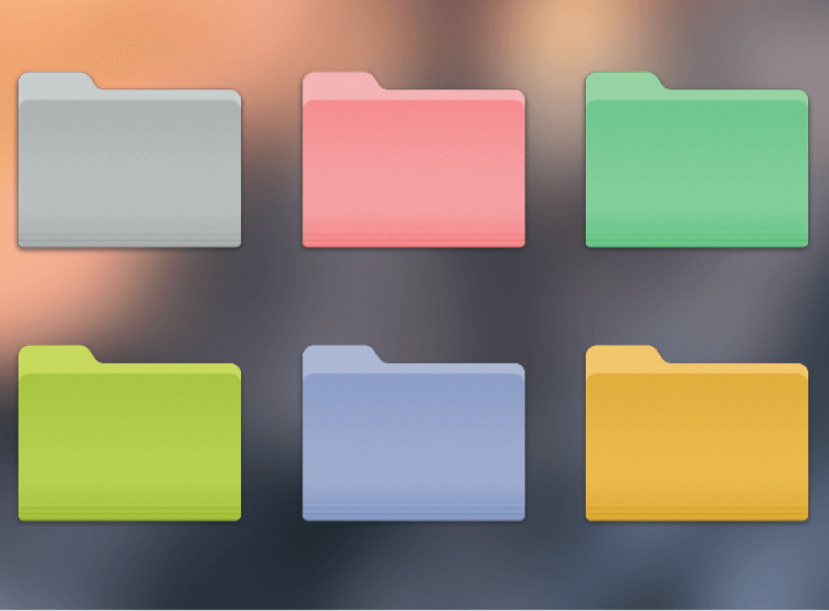 如何在Mac上更改文件夹颜色？