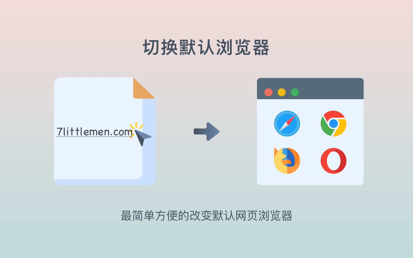 切换默认浏览器